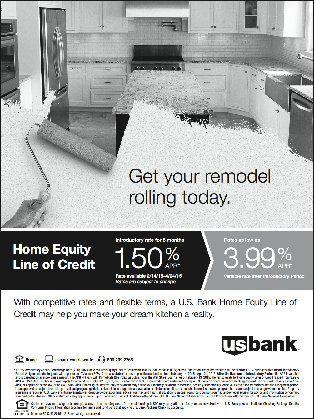 Advertisement: US Bank Home Equity Line of Credit