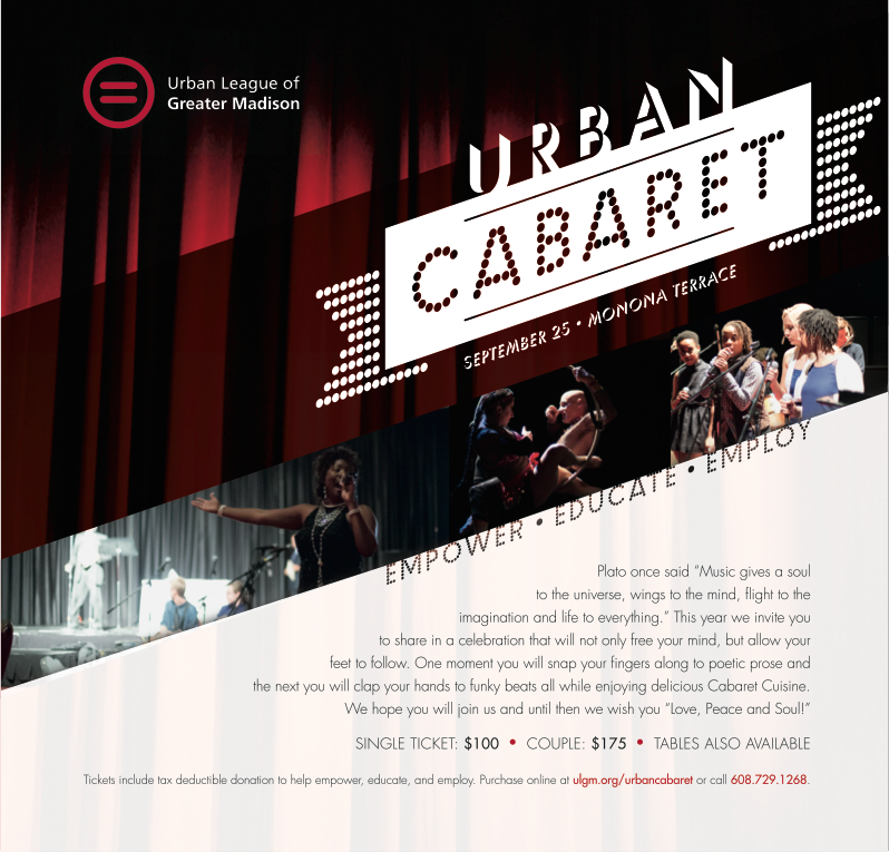 Advertisement: Urban League of Greater Madison – Urban Cabaret
