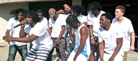 Big Hitz Ent performing at a UCAN event at James Madison Park. Photo credit: Karen Reece