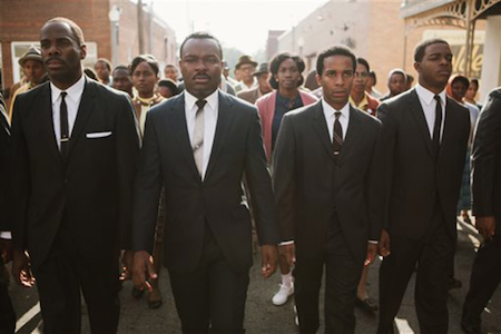 This photo released by Paramount Pictures shows a scene from the film, “Selma,” from Paramount Pictures, Pathé, and Harpo Films. (AP Photo/Paramount Pictures, Atsushi Nishijima)