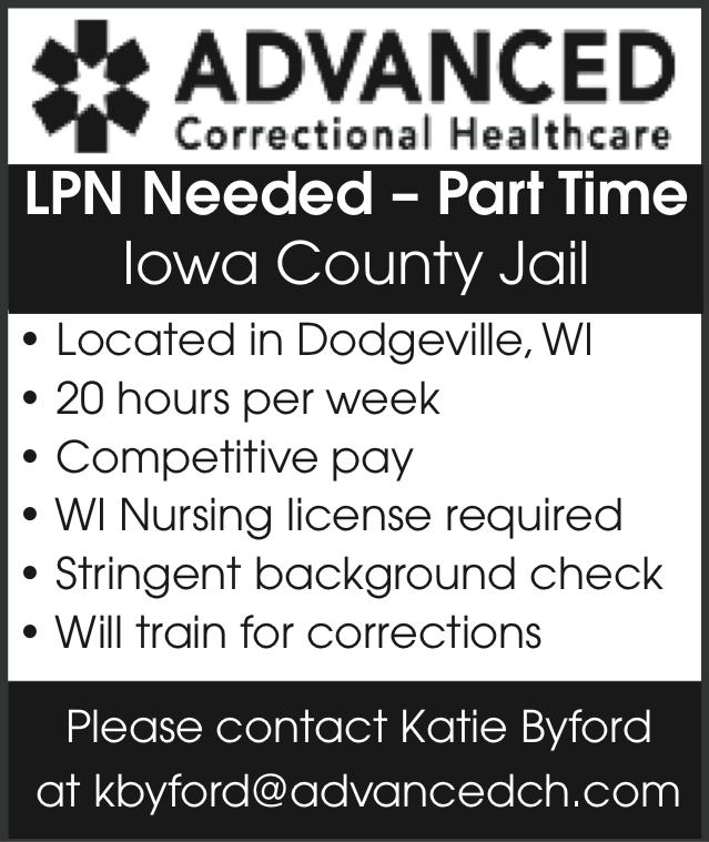 Advertisement: ADVANCED Correctional Healthcare