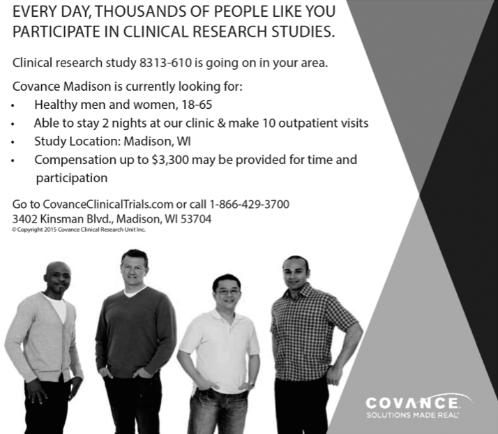 Advertisement: Covance