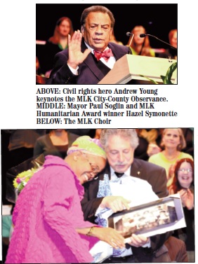 29th annual Dr. Martin Luther King Jr. City-County Observance:  Andrew Young delights crowd
