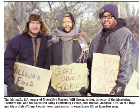 Homeless experience powerful for three community leaders