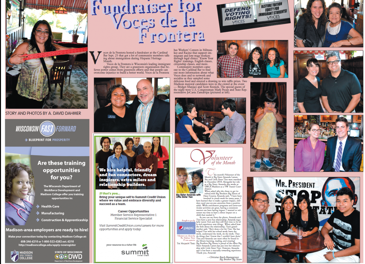 Fundraiser for Voces de la Frontera