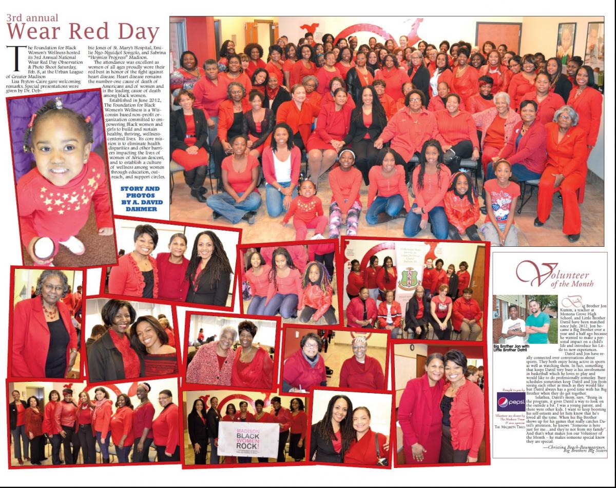 3rd Annual Wear Red Day