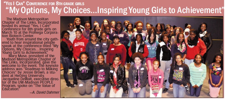 “YES I CAN” Conference for Eighth Grade Girls