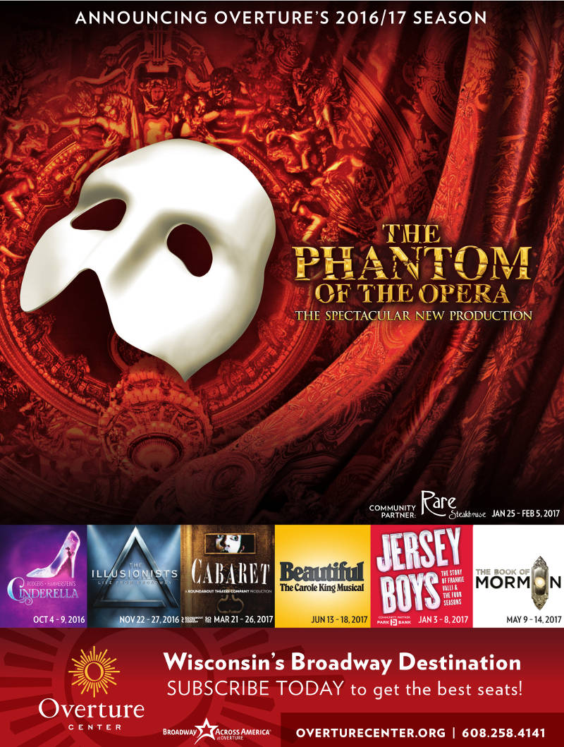 Overture Center for the Arts 16/17 Season Announced The Madison Times